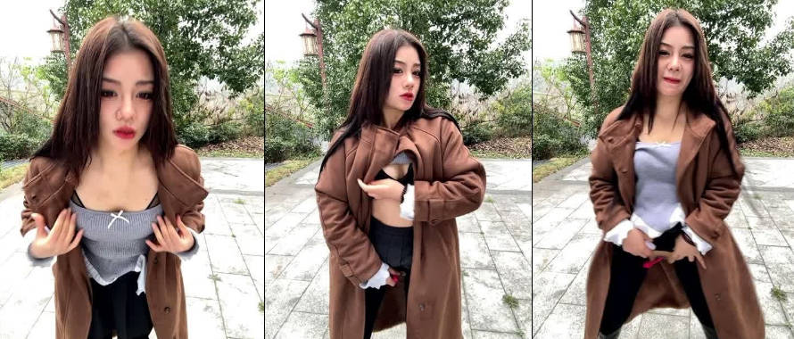 大胆御姐，反差骚母狗【Asia-GoodLuck】户外极限露出，景区开裆裤塞跳蛋自慰，脸穴同框骚的一批